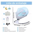 thumbnail image 3 of Mecedora electrica bebé con mosquitero color azul, 3 of 4