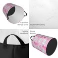 thumbnail image 2 of Balery Sunflower Rabbit Cesta de ropa redonda con asas, impermeable, independiente, para ropa, juguetes, dormitorio y familia-Medium, 2 of 6