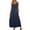 Navy, variant on Kmdttou Dresses for Women Casual Sleeveless Mini Sundress Summer Spring Crewneck Tank Loose Beach Short Dresses with Pockets (Size:S-2XL)