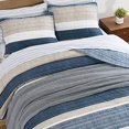 thumbnail image 3 of Nautica - Queen Quilt Set, Cotton Reversible Bedding with Matching Shams, Home Decor for All Seasons (Ridgeport Blue, Queen), 3 of 4