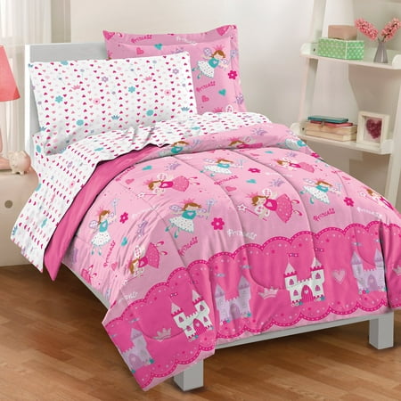 Dream Factory Magical Princess 4 Piece Toddler Bedding Set
