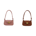 thumbnail image 1 of Bolso Bandolera Pequeño Con Solapa Cuero para Mujer Y Niña Bolso Hombro Moderno (rosa), 1 of 4