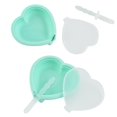 thumbnail image 4 of Silicone Popsicle Mold DIY Heart Ice Cream Mold Ice Pop Mold with Stick & Lid, 4 of 9