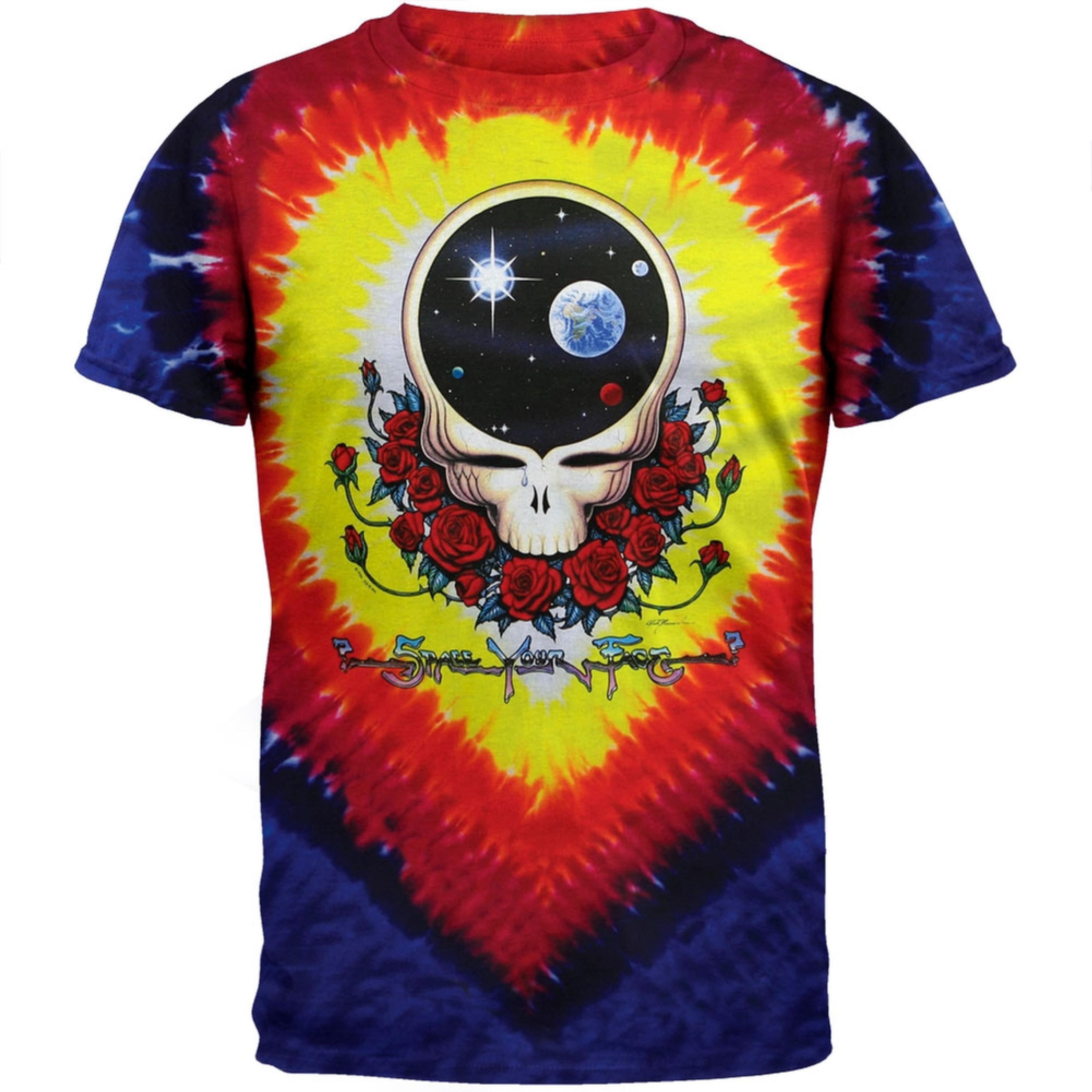 Grateful Dead - Grateful Dead Men's Space Your Face Tie Dye T-shirt Multi - Walmart.com