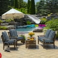 thumbnail image 4 of ARDEN Outdoor Deep Seat Cushion Set (2-Pack), 24 in x 24 in, Weather-Proof, Rain-Proof, Fade Resistant Patio Cushion for Chair, Sofa, and Couch Sapphire Aurora Blue Stripe, 4 of 9