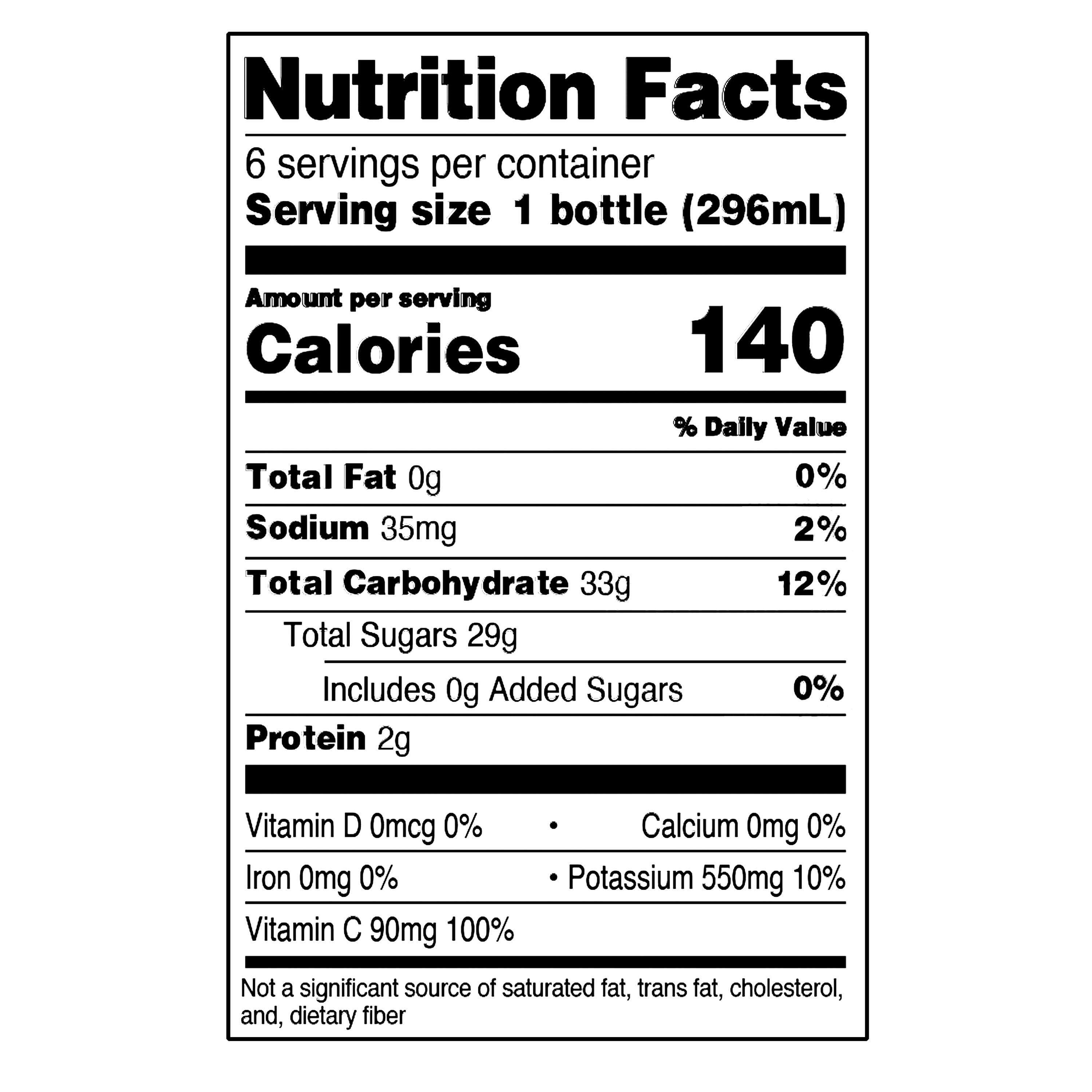 (4 pack) Great Value 100% Orange Juice, 10 fl oz, 6 Count