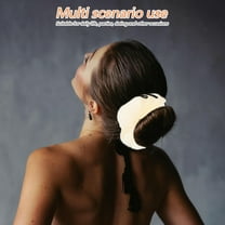 Worgeous 4pcs Stylish Large Scrunchies for Women Hair Ties for Thick Hair Elastic Hair Bands for Bun Hair Accessories for Daily Use Parties