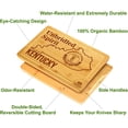 thumbnail image 2 of Bamboo State Cutting Board for Kitchen – Kentucky Cheese Board, Charcuterie Platter & Serving Tray, (15" x 10"), 2 of 7