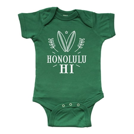 

Inktastic Honolulu Hawaii Surfing Gift Baby Boy or Baby Girl Bodysuit