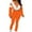Orange, variant on Heisall Two Piece Lounge Sets for Women Polyester Spandex Color Block High Waisted Drawstring Pants and Tops Fall Winter Sports Tracksuits