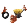 thumbnail image 1 of Set de 3 estatuas de ardilla Zulema Figuras de ardilla Resina, 1 of 8