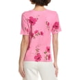 thumbnail image 2 of CeCe womens  Printed Sweater, s, Pink, 2 of 3