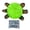 30cm, variant on Ruanlalo Floor Turtle Foot Mop Double-Sided Reusable Microfiber Pads Hands-Free Cleaning Cloth Floor Mop Accessory