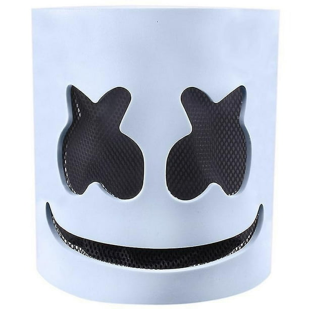 Máscara de DJ LED de Halloween - Festival de música Disfraces de fiesta de Halloween Cosplay Light Up Máscara de cabeza completa Casco Juguetes