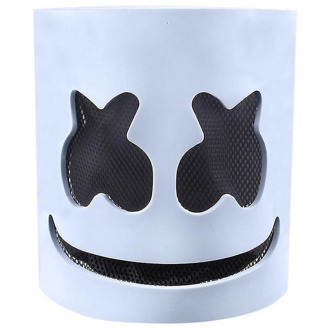 Máscara de DJ LED de Halloween - Festival de música Disfraces de fiesta de Halloween Cosplay Light Up Máscara de cabeza completa Casco Juguetes