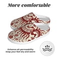 thumbnail image 6 of Goofa Dragons1 Print Womens Mens Cotton Lightweight House Slippers , Washable Home Slippers,Indoor Comfy Bedroom Cozy Slippers-35/36, 6 of 7