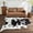 Black and White, variant on LYENDOS Cowhide rug 3 x 4 Feet,Cow hide rug Durable No-Slip Backing,Faux cowhide rug Thickened Elastic,for Bedroom Living Room Home Office Western Decor
