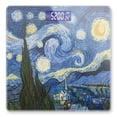 thumbnail image 1 of Báscula digital para baño, báscula para peso corporal de 400 lb, báscula digital personalizada con pantalla retroiluminada, fácil lectura (batería no incluida), cielo estrellado abstracto azul., 1 of 5