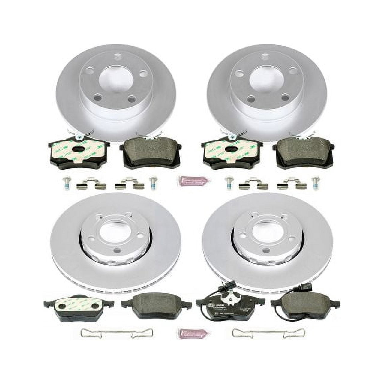 Power Stop ESK2800 Euro-Stop Brake Kit -Front & Rear