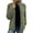 Green, variant on Lady Coat 2023 European and American Standing Collar Solid Color Top Sweater Women's Casual Fashion Long Sleeved Zipper Bubble Fleece Jacket Plus Size Tops Black
