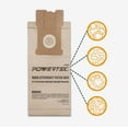 thumbnail image 5 of POWERTEC 10PK Vacuum Bags for Electrolux EL204B Fits EL5010 Aptitude & Uprights Vacuum Cleaner (75056), 5 of 6