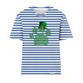 thumbnail image 4 of Camisetas Casuales de Mujer Nueva Moda Impresa Cuello Tripulado Manga Corta, Top Ligero para Diario Y Fiesta, 4 of 4