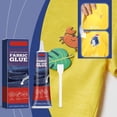 thumbnail image 3 of Colle pour Tissu Extra Forte 50 ml Adhésif Réparation Ourlement Couture V0M8 Textile, 3 of 8