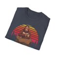 thumbnail image 5 of Bigfoot Drinking Coffee, Gildan Unisex Softstyle T-Shirt, Graphic Tee S-3XL, 5 of 5