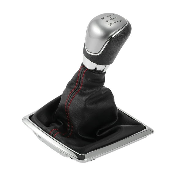 Unique Bargains Gear Shift Knob with Cover 5 Speed Manual Stick Shifter Knob for Ford Focus 2 MK2 FL 2006-2011 Plastic