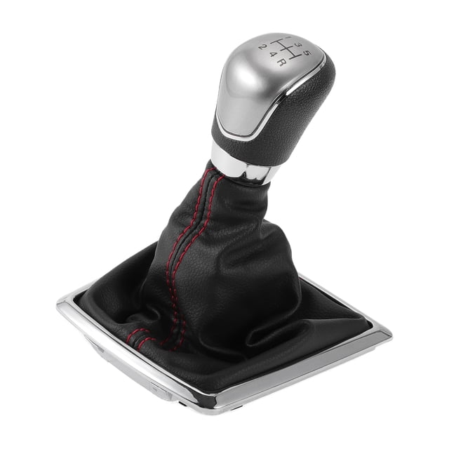 Perilla de cambio de marchas Unique Bargains con cubierta, palanca de cambios manual de 5 velocidades para Ford Focus 2 MK2 FL 2006-2011, plástico