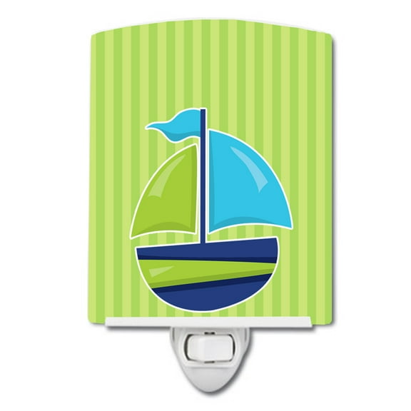 Nautical Sailboat 3 Ceramic Night Light