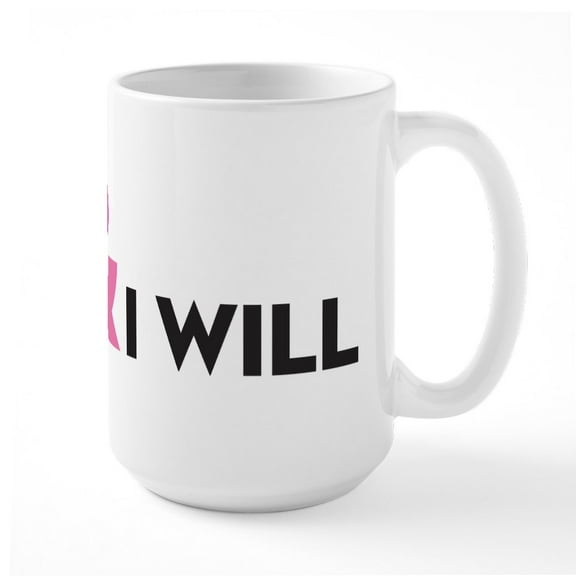 CafePress - Can & Will Large Mug - 15 oz Ceramic Large White Nolvety Mug