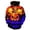 A591 Blue, variant on Yuncity Halloween Hoodies For Men Autumn Winter Pullover Long Sleeve Funny Pumpkin 3D Print Casual Sweatshirt Adjustable Drawstring Casual Size L Blue
