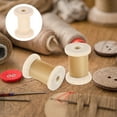 thumbnail image 1 of NIYANGLE 20Pcs Wood Spools for Crafts Unfinished Style for Hobbyists and Photo Props, 1 of 5