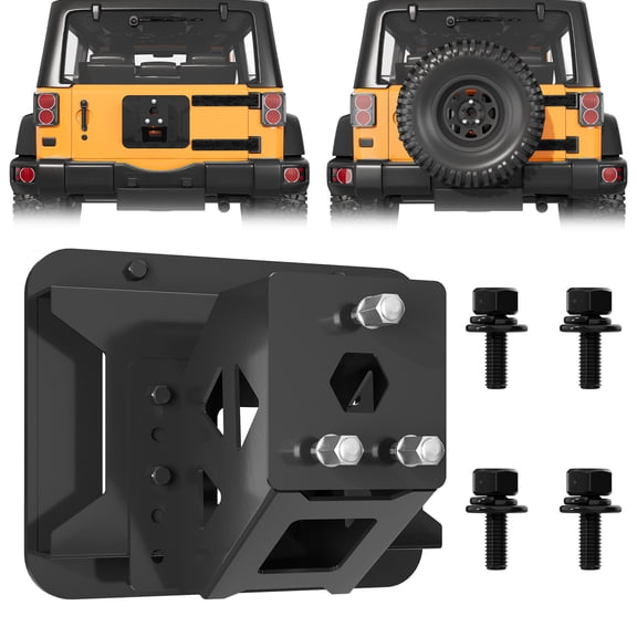Adjustable Oversize Spare Tire Mount for Jeep for Wrangler TJ YJ LJ 1987-2006
