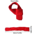 thumbnail image 3 of Christmas Pet Knitted Scarf, Red Festive Holiday Pet Neckwear, Soft Xâmas Accessory for Cats Small Dogs Holiday Party Photo Props, 3 of 5