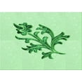 thumbnail image 1 of Ahgly Company Indoor Rectangle Patterned Mint Green Area Rugs, 2' x 4', 1 of 6