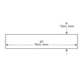 thumbnail image 2 of Dulles Glass 6" x 30" Rectangle Floating Glass Shelf - Shelf Only - Tempered - 3/8" Thick - Flat Polished, 2 of 7