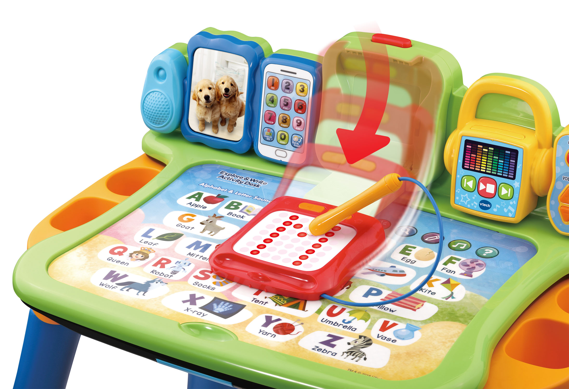 VTech Explore & Write Activity Desk Easel Art Table Learn Preschool
