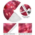 thumbnail image 2 of FMSHPON Valentine's Day Red Love Heart Bokeh Xmas Christmas Tree Skirt Stand Mat for Holiday Party Decoration Indoor Outdoor 36 inches, 2 of 6