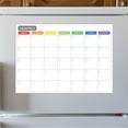 thumbnail image 5 of Dry Erasable Magnetic Calendar, Fridge Kitchen Board Monthly Weekly Planner, Reusable with Eraser Marker, 42x30cm, for Refrigerator, 5 of 6