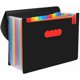 thumbnail image 2 of Colored File Folders, Capatity 13-Pocket Expanding File Folder With Tags And Closure For Classroom, Home-Black., 2 of 4
