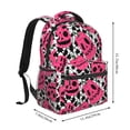 thumbnail image 2 of Haiem Halloween Pumpkins Printed School Backpack,Casual Travel Lightweight Backpack,Durable Comfortable Multifunctional Backpack,Laptop Backpack, 2 of 5
