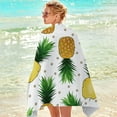 thumbnail image 6 of dinapents Giant 75x150cm Pineapple Print Beach Towel - Absorbent 250g Microfiber Sand-Free Towel, Quick Dry Lightweight for Pool Vacation Summer, 6 of 6