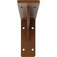 thumbnail image 6 of Ekena Millwork 2"W x 12"D x 5 1/4"H Embrey Steel Bracket, Hammered Copper, 6 of 12