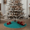 thumbnail image 6 of Kll Teal Christmas Tree Skirt ,Party Decorations Farmhouse For Christmas Decorations Holiday Party, 6 of 8