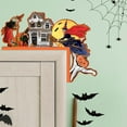 thumbnail image 4 of Wadada Halloween Door Corner Sign Witch On Pumpkin Door Corner Halloween Door Corner Sign For Halloween Home And Party Door Right Angle Halloween Sign, 4 of 4