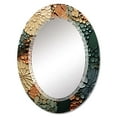 thumbnail image 2 of DESIGN ART Designart "Hardedge Art Earthy Euphony VI" Abstract Modern Wall Mirror 24in.x36in., 2 of 4