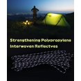 thumbnail image 4 of Cuerdas de Camping HIKEMAN Paquete de 4 con Mosquetón de Seguridad, 4 of 7