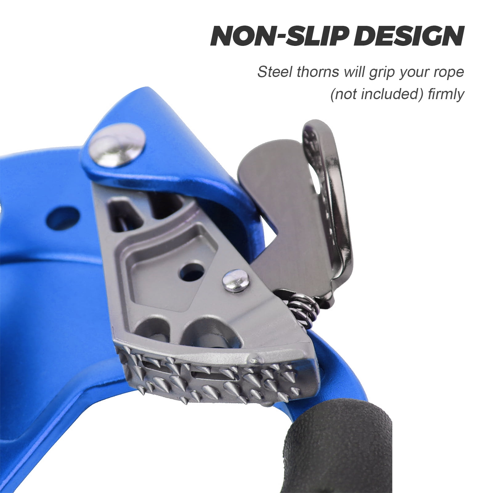 Climbing Hand Ascender Aluminum  Alloy Rock Climbing Handheld Ascender For Aloft Working Caving